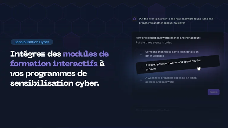 Sensibilisation cyber interactive : former les collaborateurs en pratiquant des situations d’attaque réelles