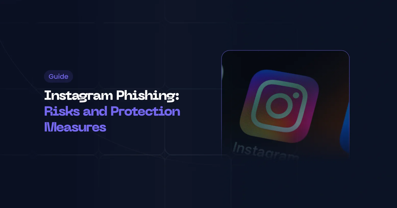 Instagram phishing illustration