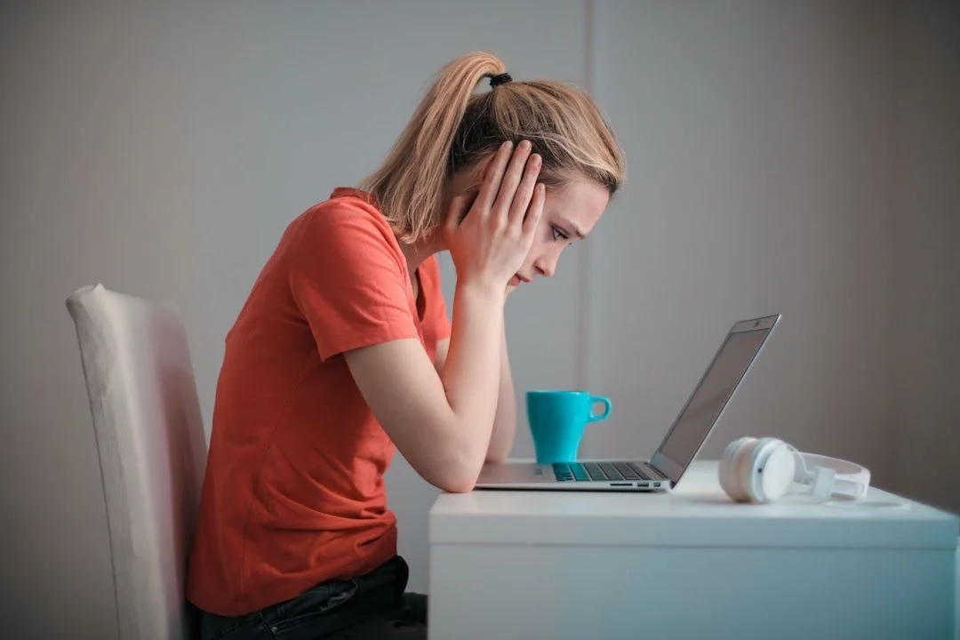 Stressed woman