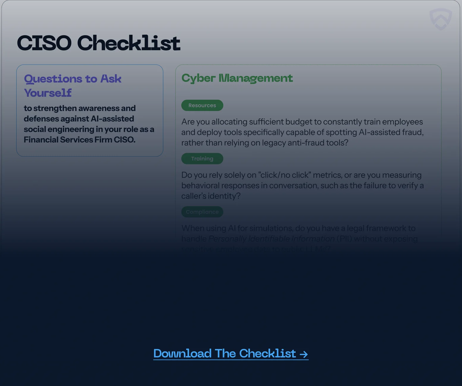 Where to Start: A Practical Framework for Financial Services CISOs