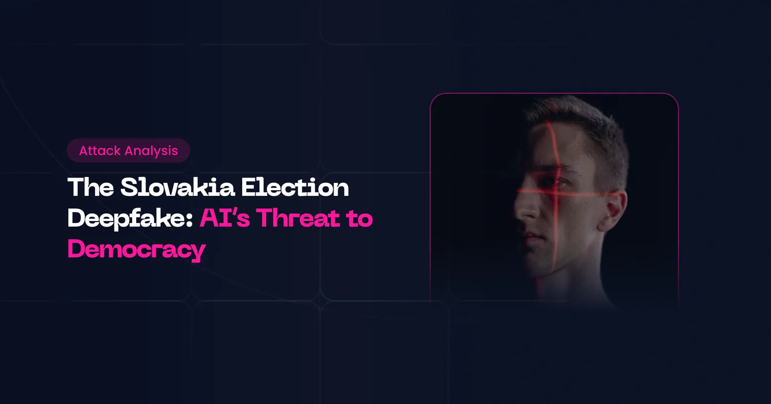 Illustration of the Slovakia election deepfake audio attack