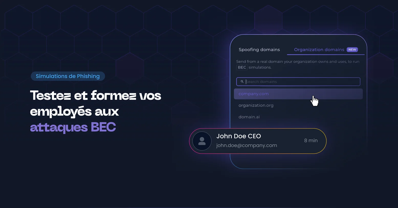 Simulations BEC Phishing