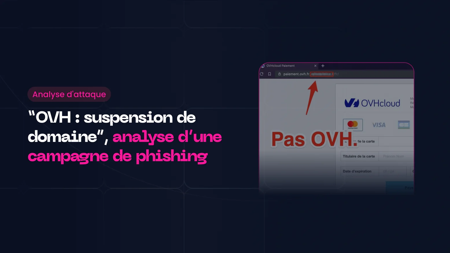 “OVH : suspension de domaine”, analyse de la campagne de phishing