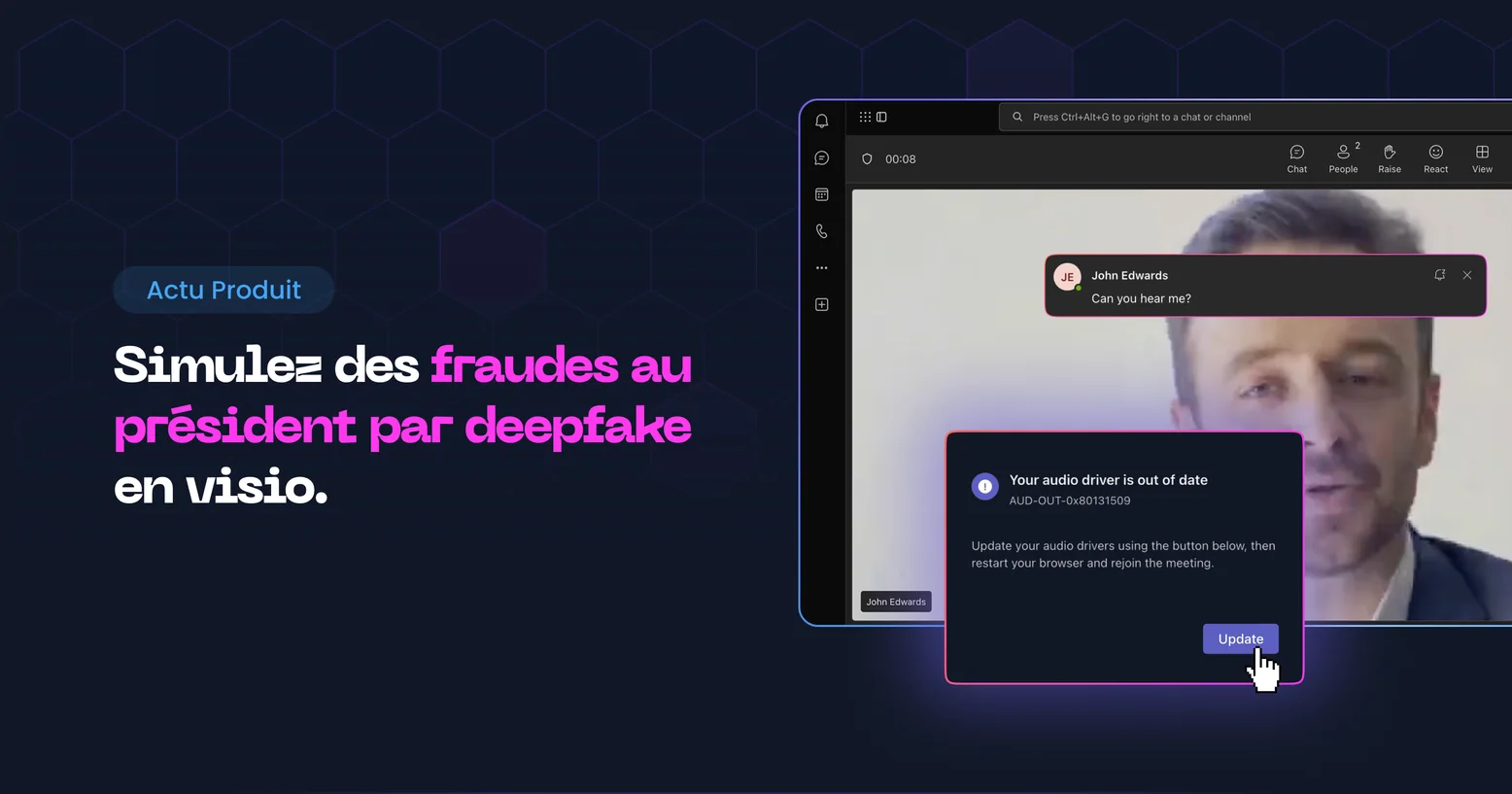 CEO Fraude Video Call