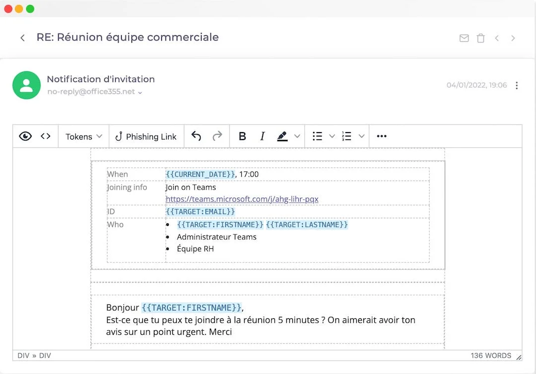 Contexte email Arsen