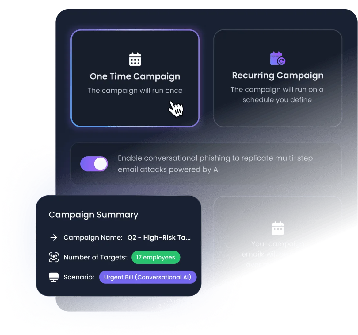Urgent phishing campaign simulation for crypto companies